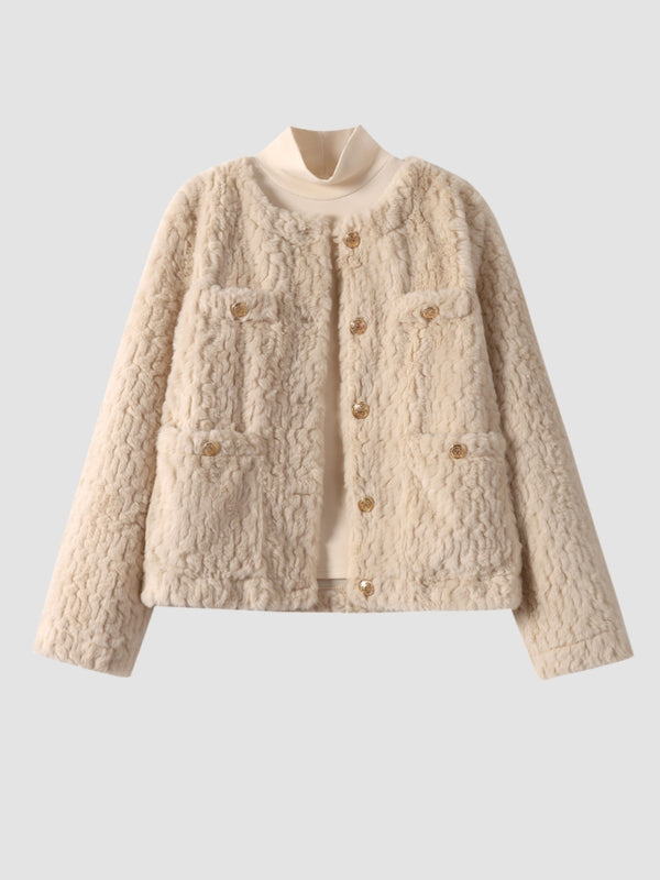 WLS Bottoming Shirt Jacket Woolen Skirt Suit