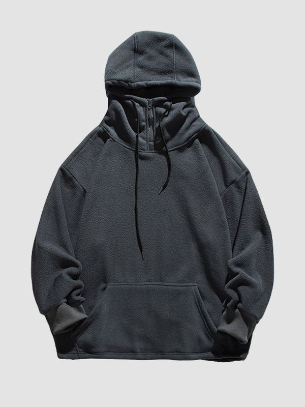 WLS Retro Hooded Collar Pullover Hoodie