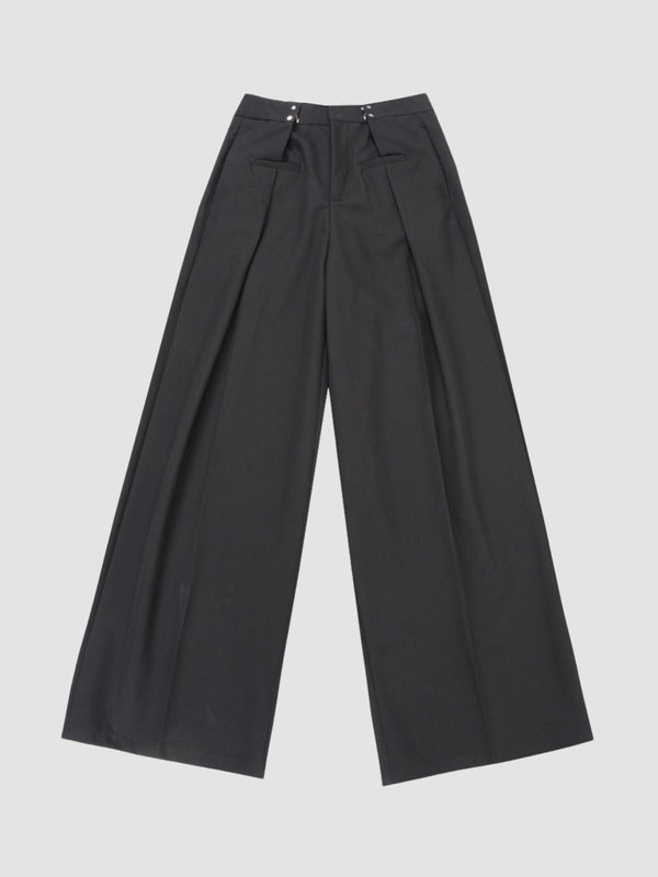 WLS Black Suit Loose Pants