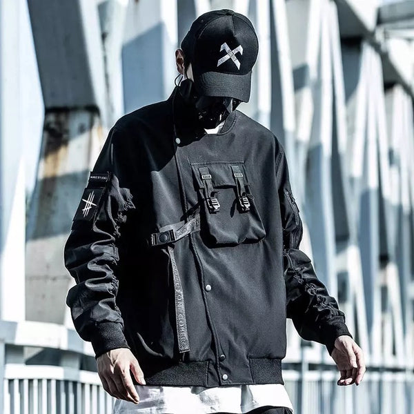 WLS Flexible Streetwear Waterproof Windbreaker Jacket