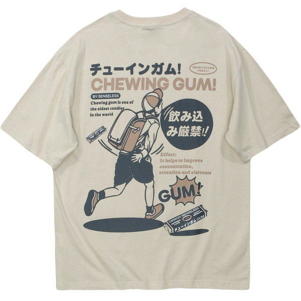 WLS Japanese Pattern Printing Tee