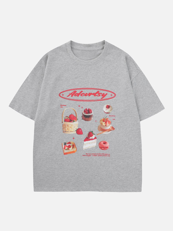 WLS Strawberry Cake Print Tee