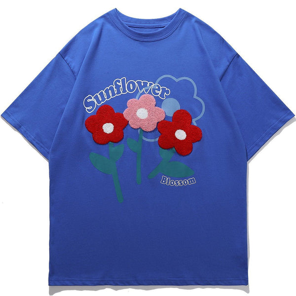 WLS Three-dimensional Flocking of Flowers Tee